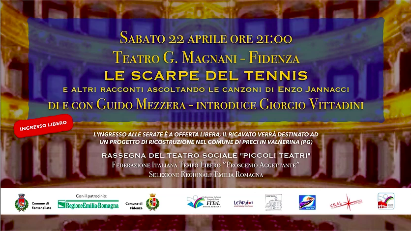 Comune di Fidenza UN PICCOLO TEATRO E IL GENIO DI JANNACCI