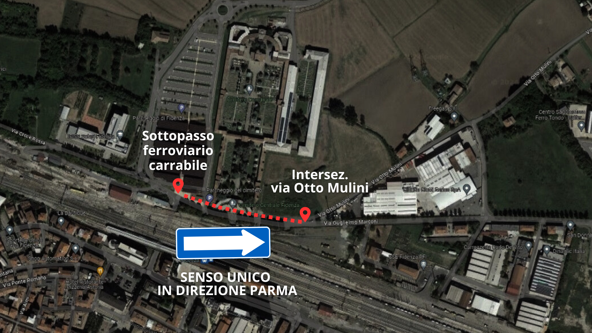 Fidenza Via Marconi X Sito